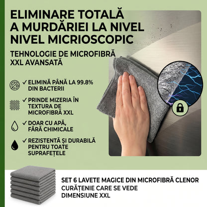 Laveta Magica din Microfibra set de 5 buc