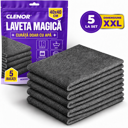 Laveta Magica din Microfibra set de 5 buc
